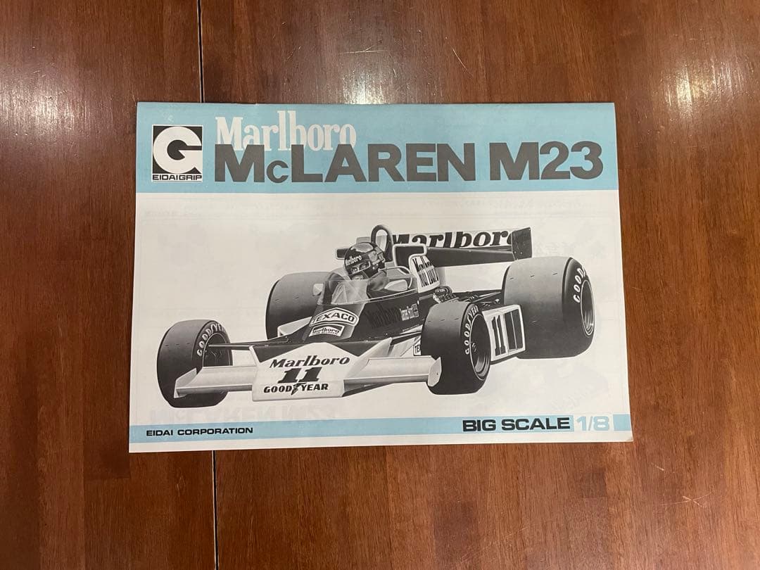 当時物　エイダイグリップ　マクラーレンm23 1/8スケール