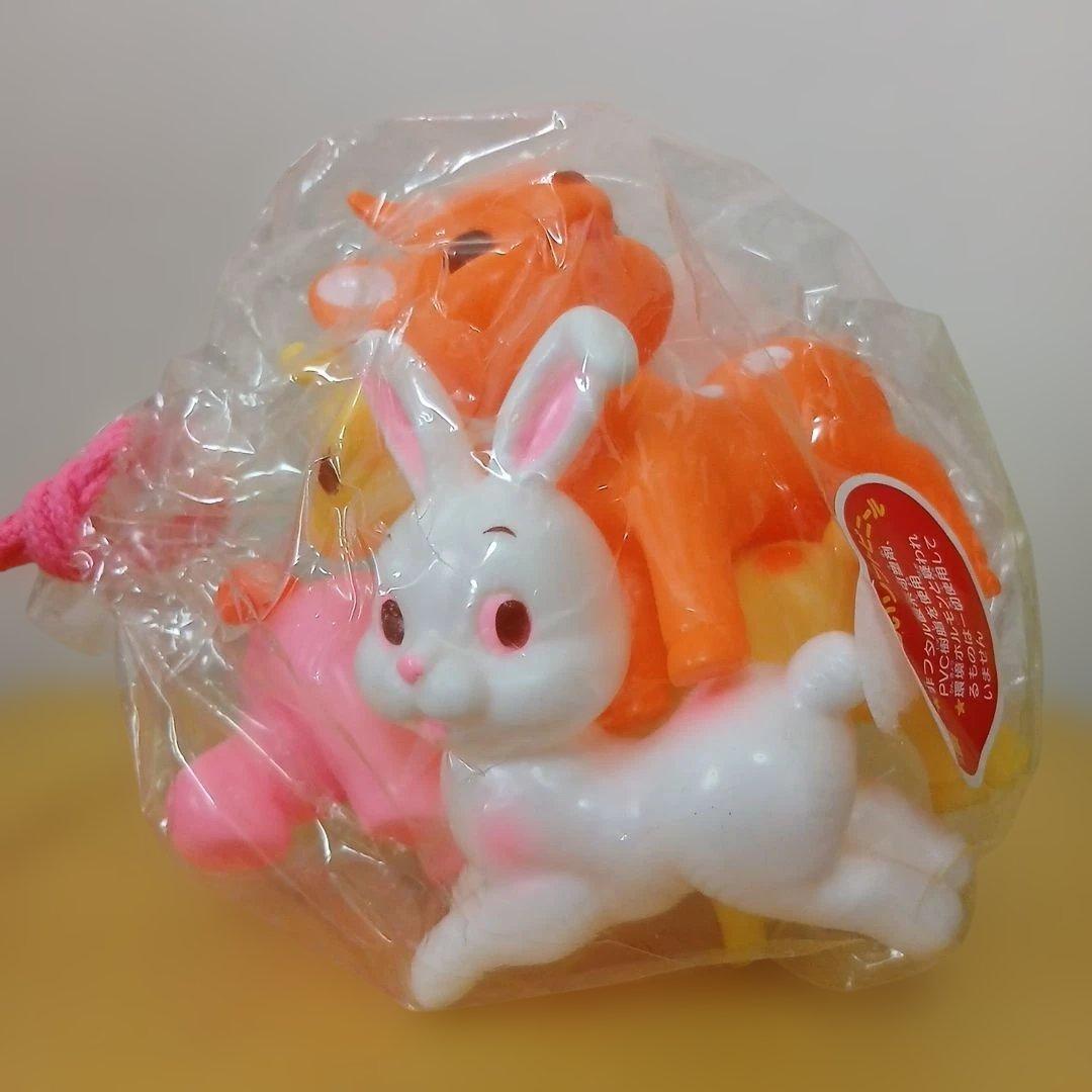 昭和レトロ　ソフビ動物　5体セット品