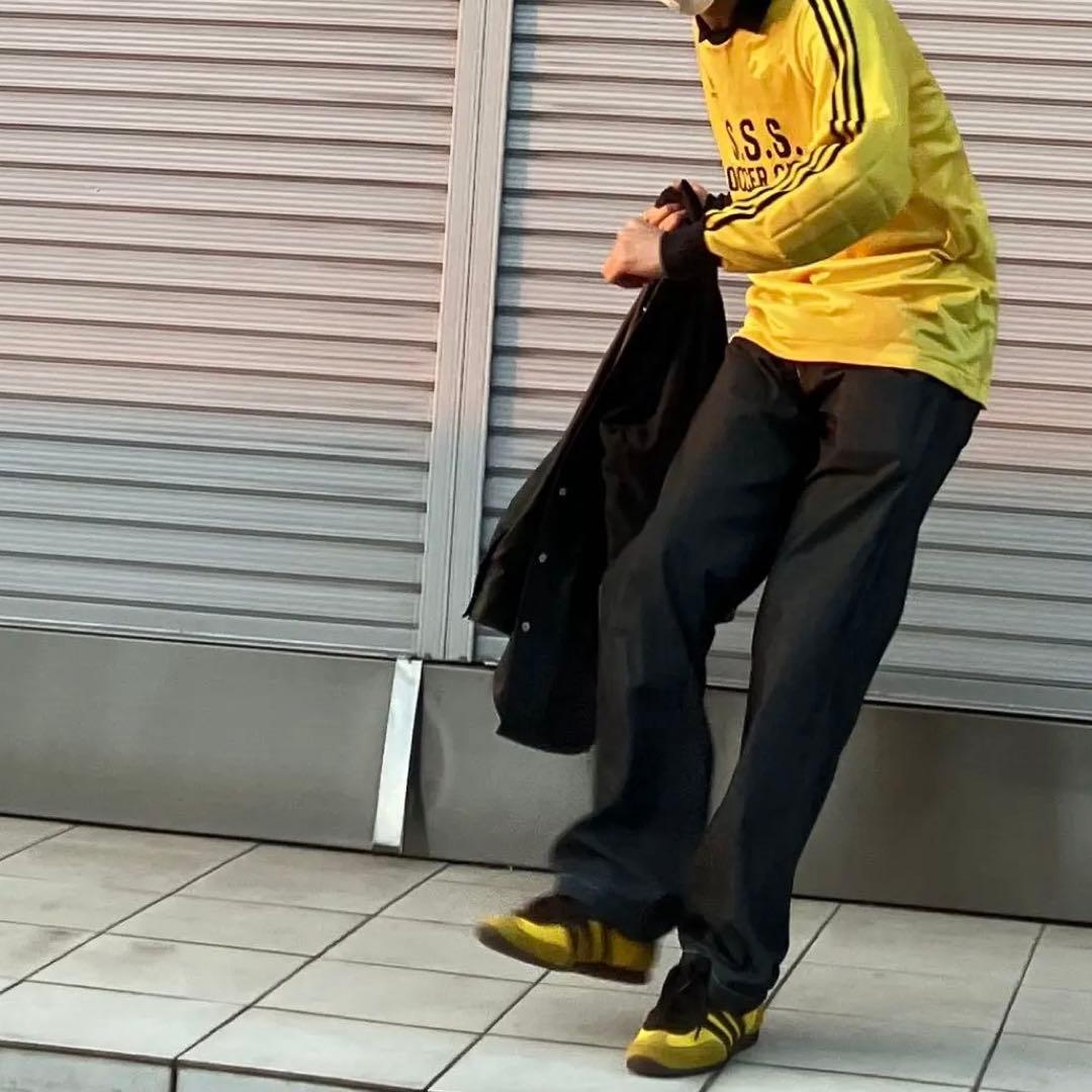 adidas デサント製　希少　ゲームシャツ ロンT