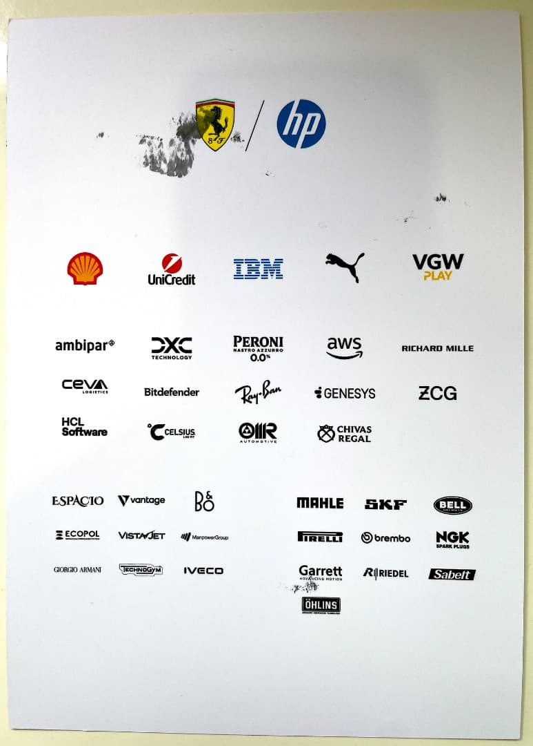 ★直筆サインあり★2025年シャルル・ルクレール（フェラーリ）ドライバーズカード