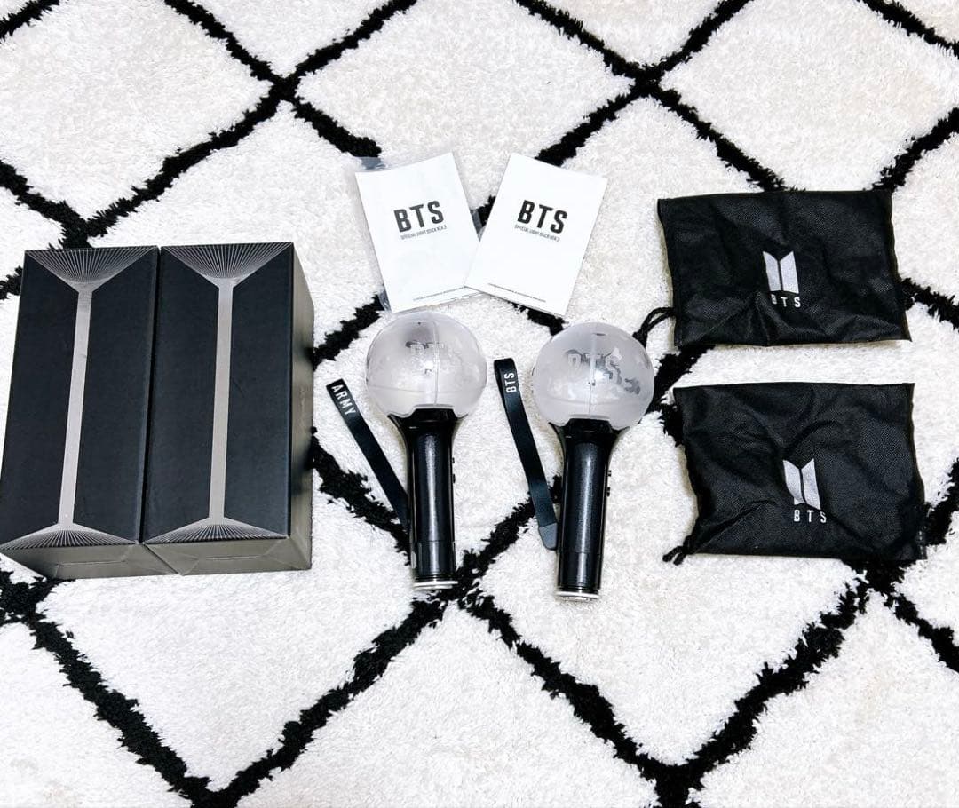 BTS アミボム ver3 ペンライト 2個セット