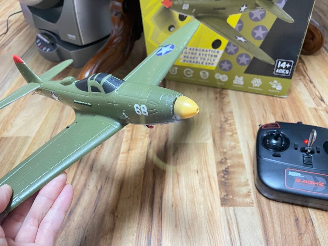 モード1 おまけ機体P39 COBRA 100g以下　バッテリー3本新品ラジコン