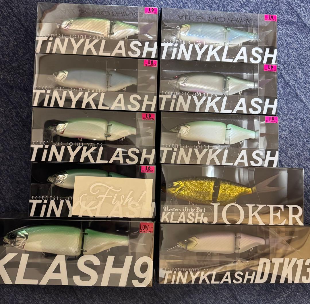新品未使用タイニークラッシュクラッシュ9DTK13 JOKER ルアーセット