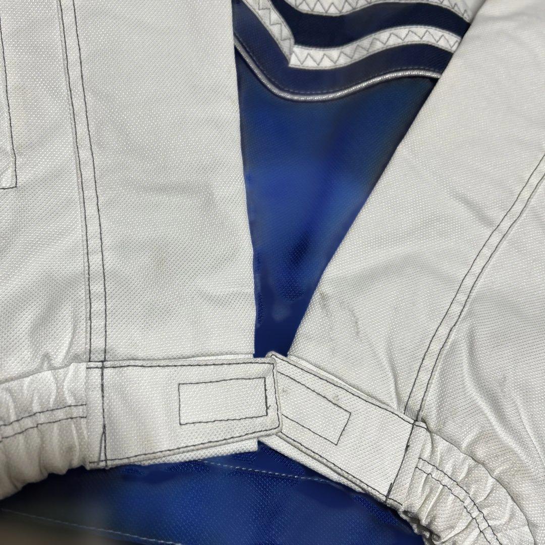 ellesseエレッセ　フランス代表ココリコ　スキーウェア 上下セットM白ブルー