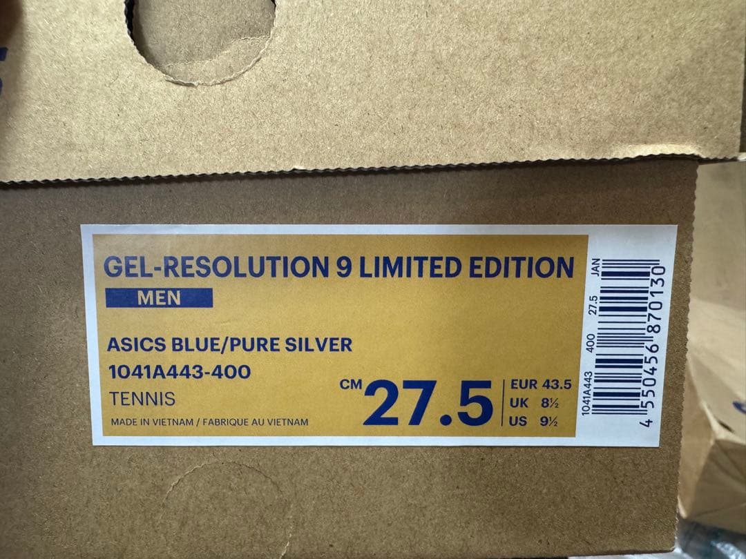 限定 GEL-RESOLUTION 9 LIMITED EDITION 27.5