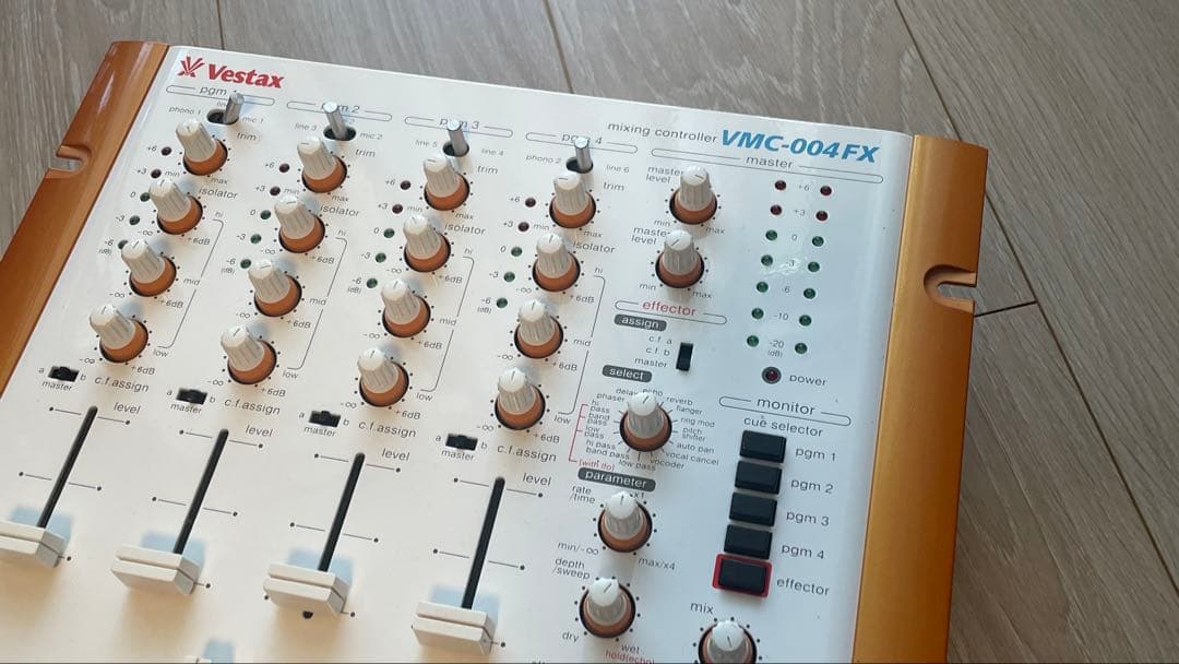 【音出確認済•希少】VESTAX VMC-004 FX/純正アダプター付