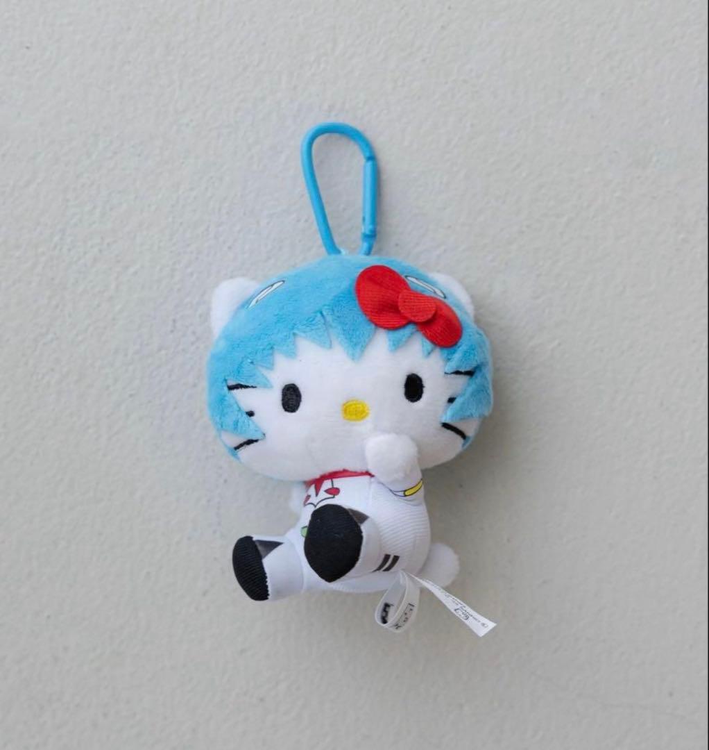 【EVA x HELLO KITTY】トイキーホルダー　第4使徒 レイ