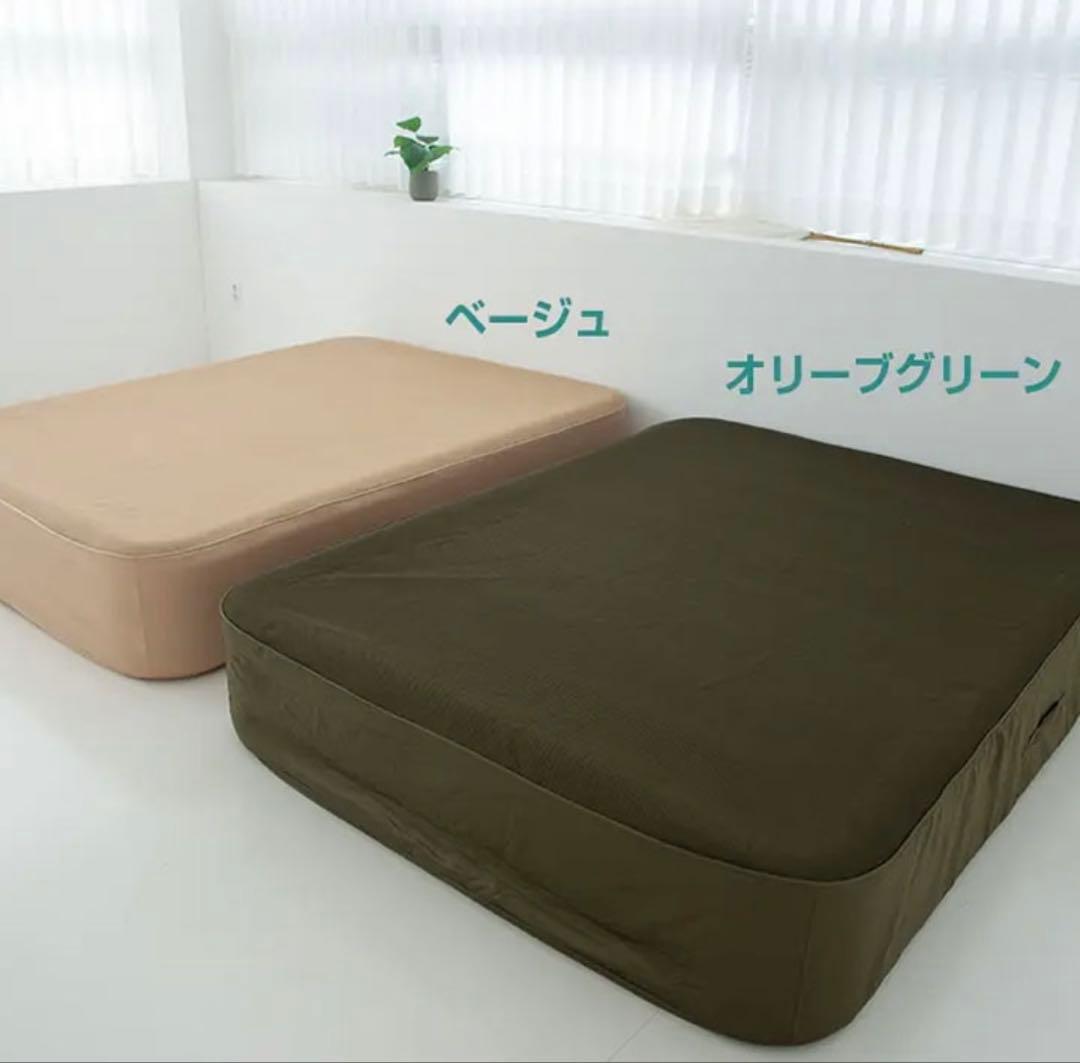 coody エアベッド AIR BLOCK ダブル オリーブグリーン