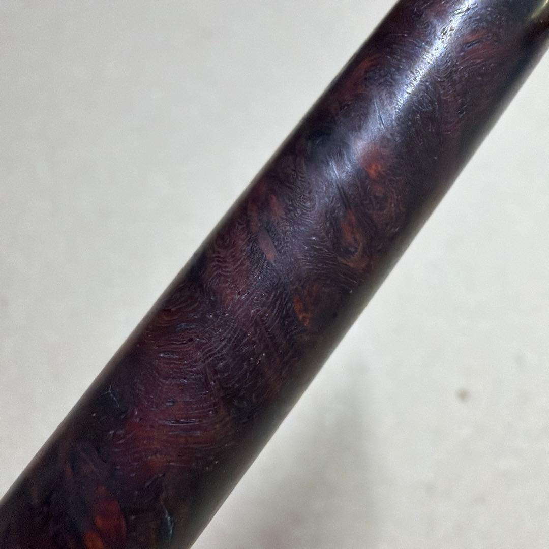 希少 野原工芸 特上花梨瘤杢 シャーペン 0.5mm ゴールド金具 固定式金具