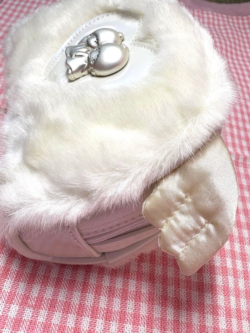 超激レア　未使用　1999年　キキララ ボア　ファー　ポーチ　エンジェル　非売品