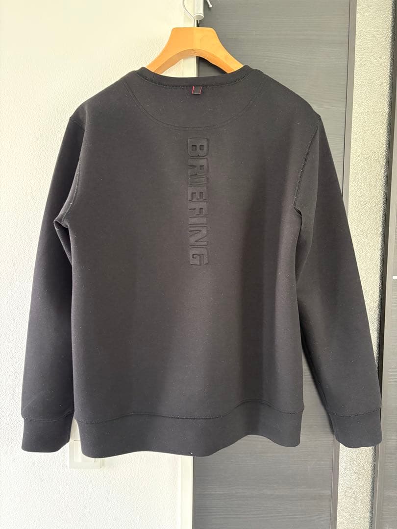 美品★BRIEFING ブラック Lサイズ トレーナー