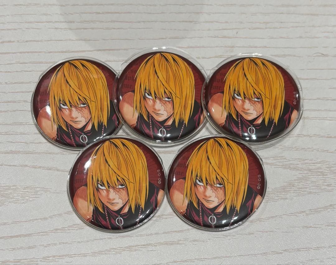 デスノート DEATH NOTE メロ マット缶バッジ 5点 ポップアップ