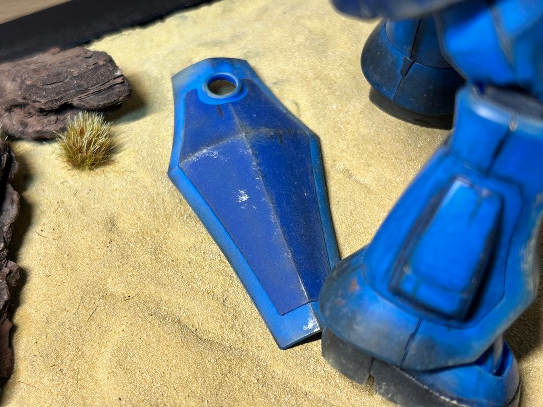 HG ガンプラ グフVSガンダム　ジオラマ