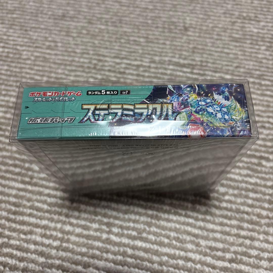 ポケモンカード　ステラミラクル１BOX シュリンク＆プラスチックカバー付き