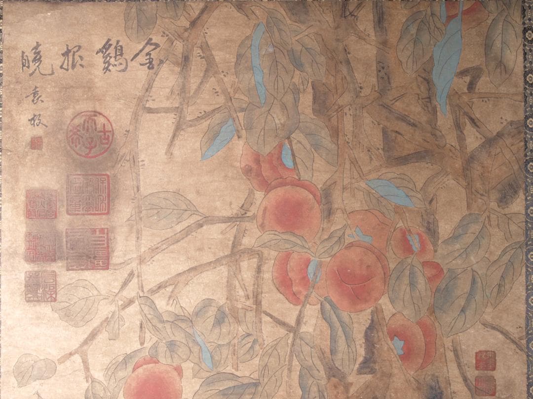 人物図 中国林春　明時代 肉筆保證 唐物唐本　掛け軸 AK933A12-3