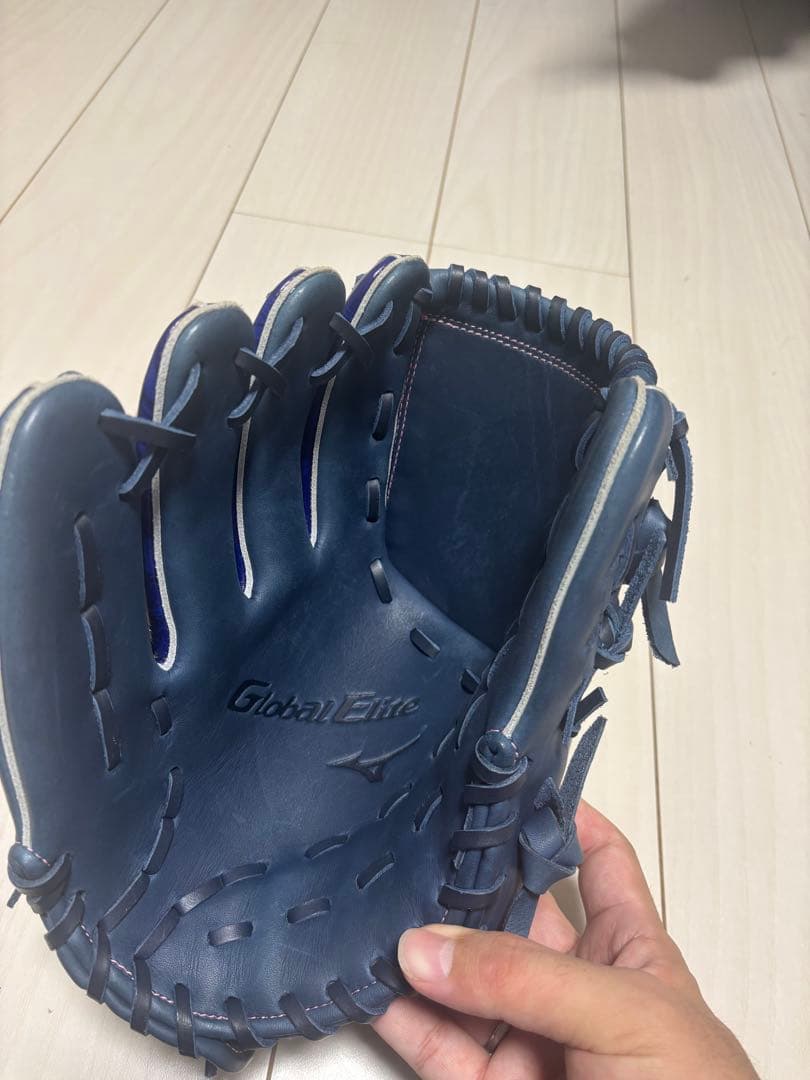 Global Elite 硬式グローブ ダイバーシティブルー