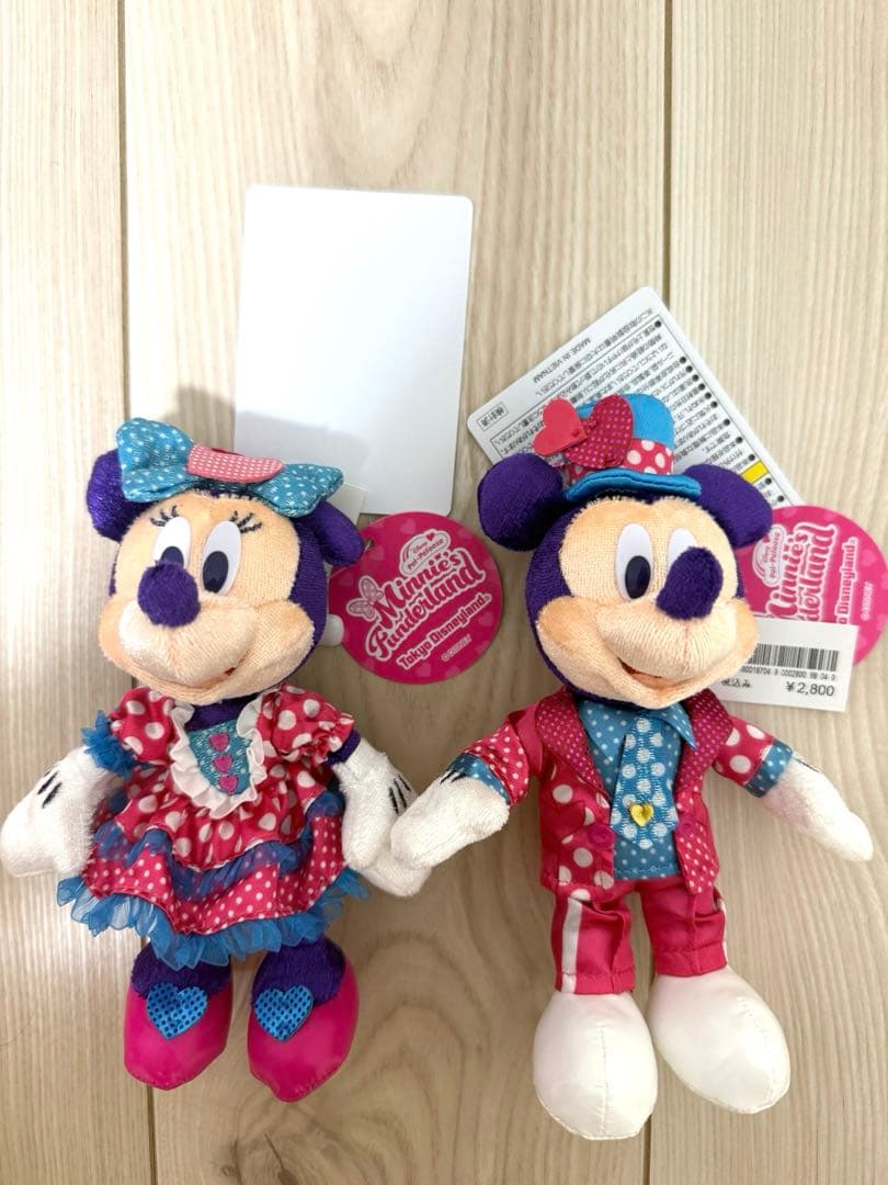 ミニーのファンダーランド　ぬいぐるみバッジ　ミッキー　セット