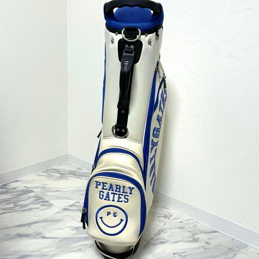 PEARLY GATES ゴルフバッグ 89 ブルーホワイト