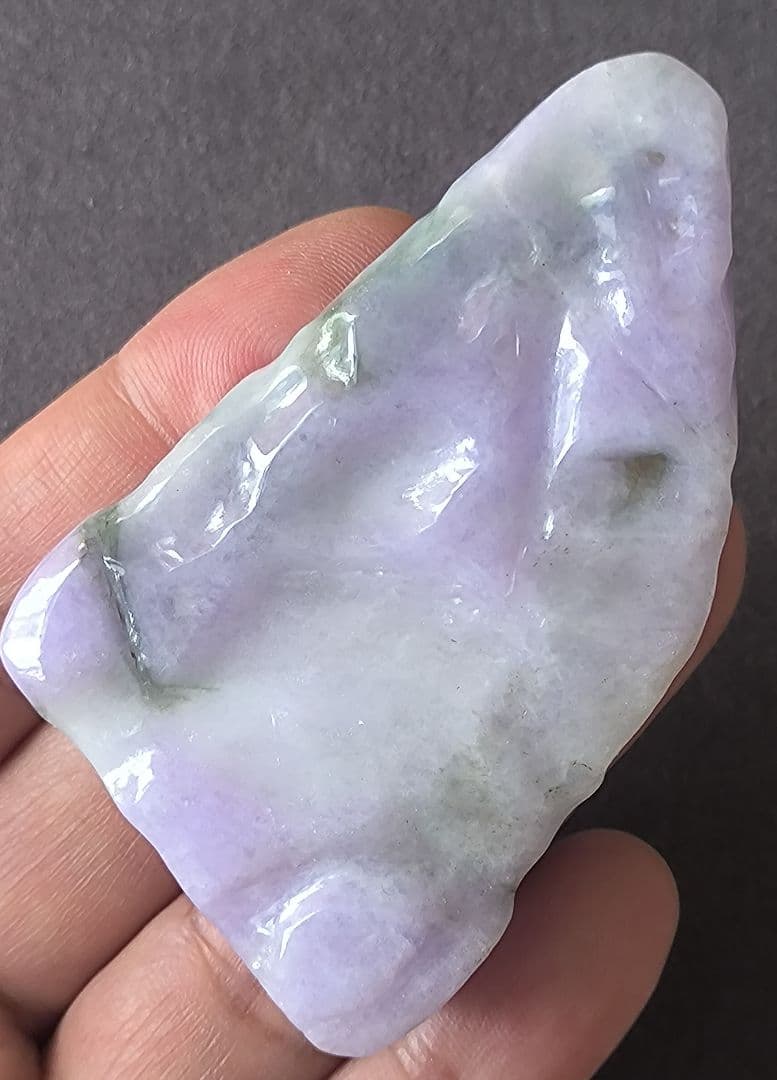 ミャンマー産ラベンダー本翡翠のルース③