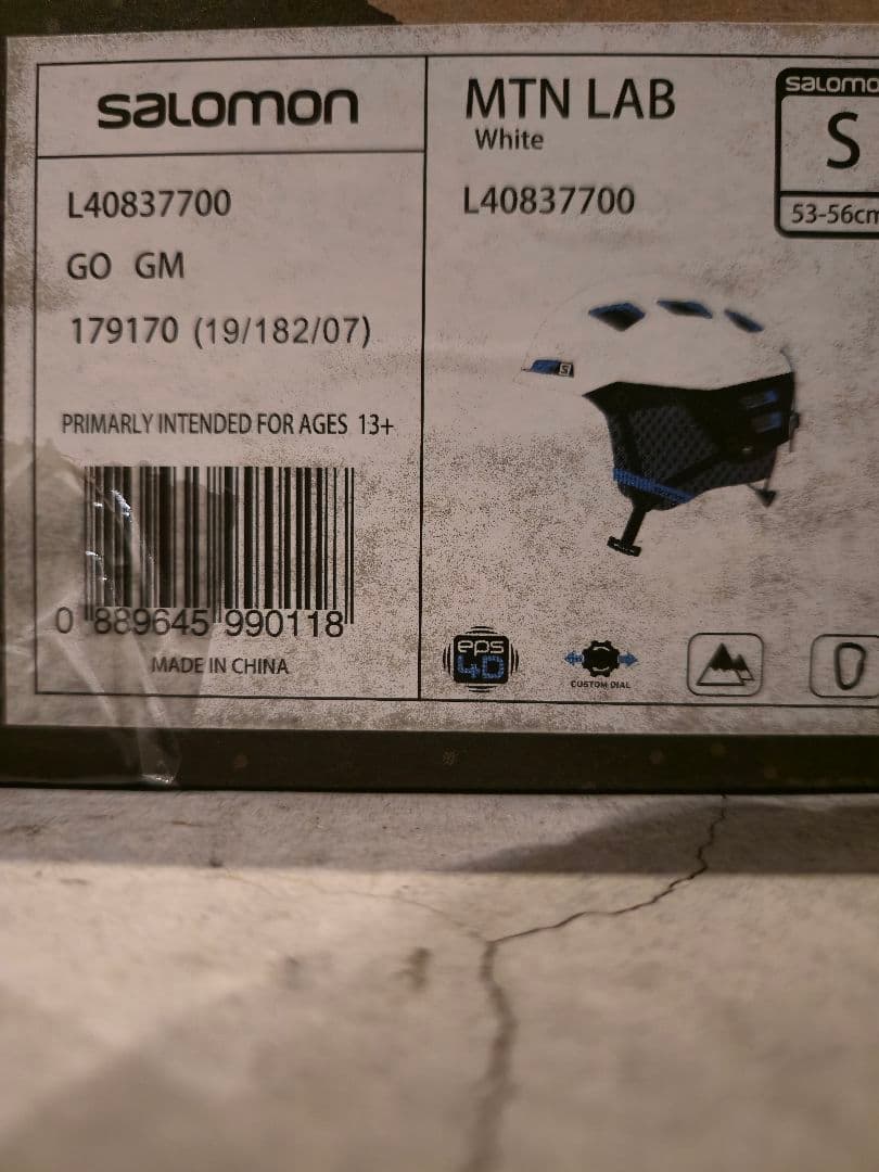 Salomon マウンテンラボ　ヘルメット S　ホワイト 未着用