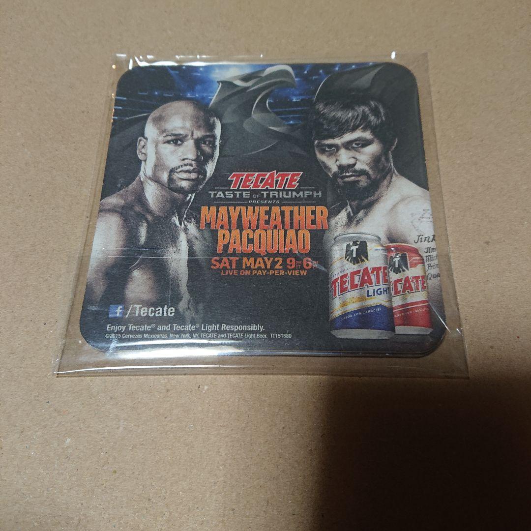 ボクシング メイウェザー×パッキャオ コースター MAYWEATHER