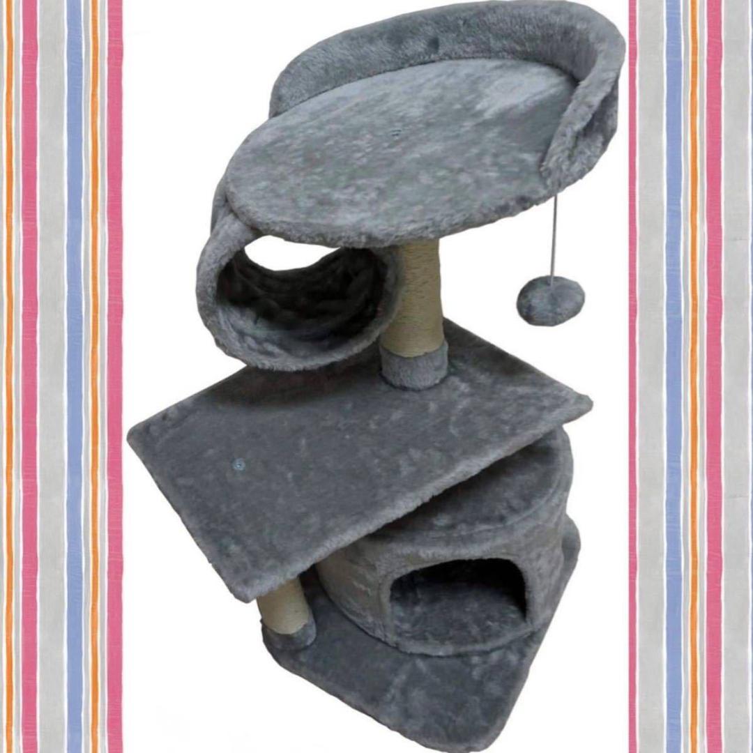 ❤仔猫もシニア猫も遊べる＆ゆったり寛げると大人気♪❤お洒落キャットタワー