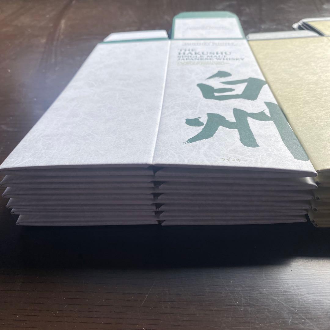 白州・山崎 シングルモルトウイスキー カートン12枚セット新品