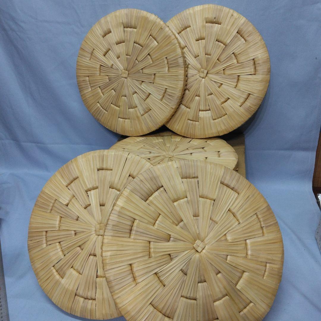 円座　茶道具 円形 33．5cm 箱付き