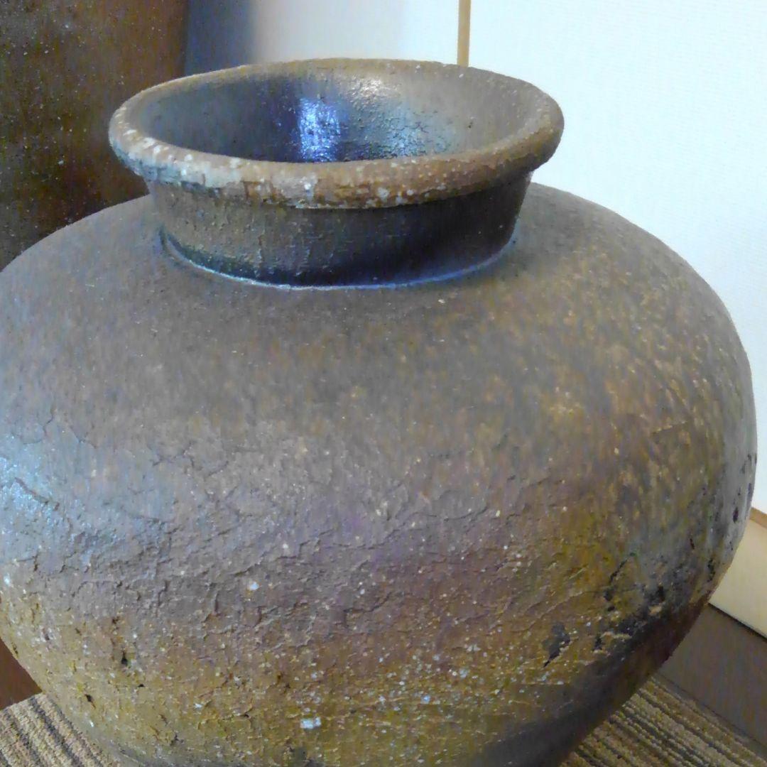 訳あり　中　壺　1 備前焼　引き取り