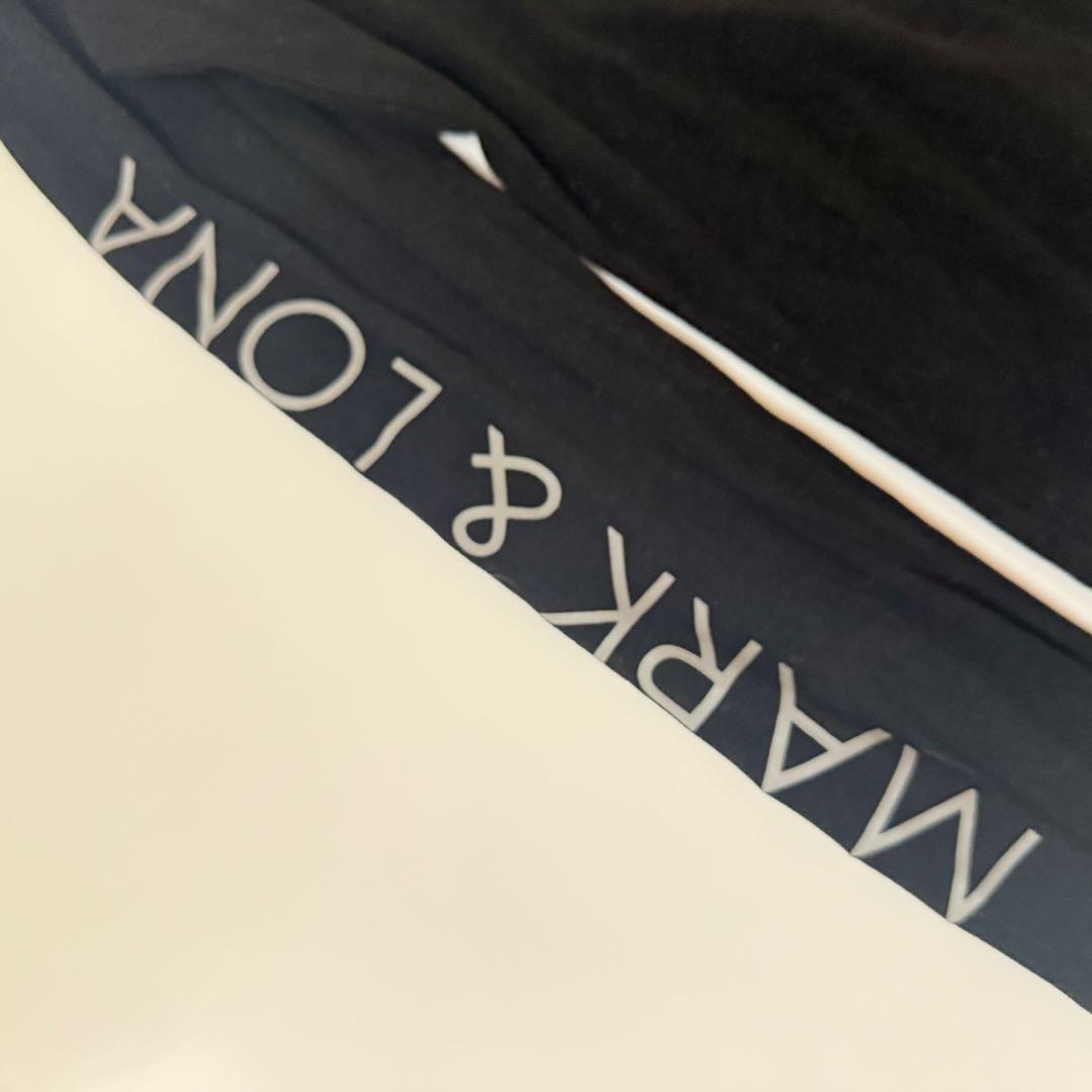 マークアンドロナ レディース モックネック インナー フリース カモフラ スカル