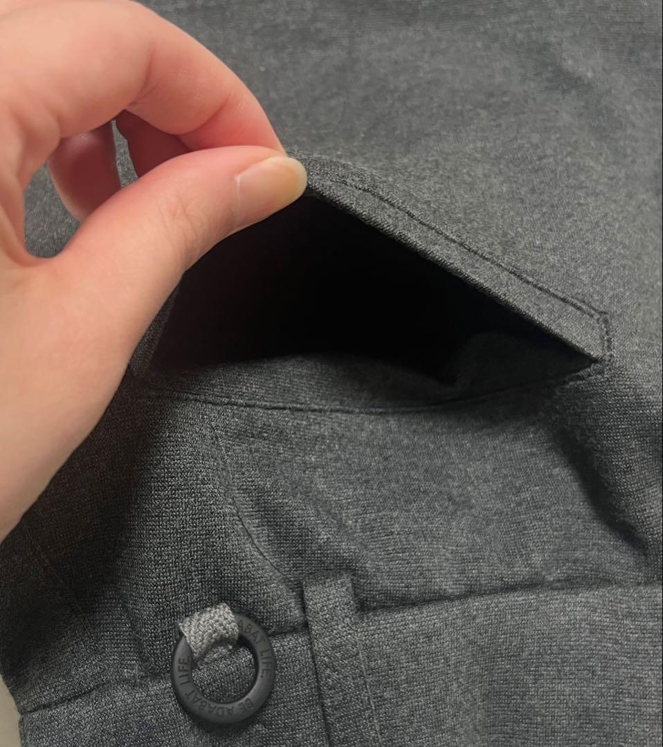 【新品タグ付】adabat アダバット ゴルフスカート チャコールグレー36