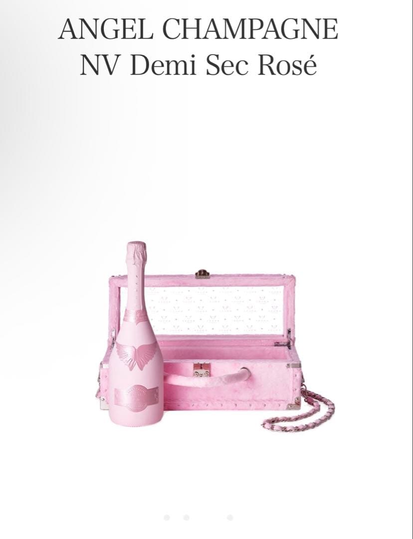 未開封 エンジェルシャンパンNV Demi Sec Rosé ファータイプピンク