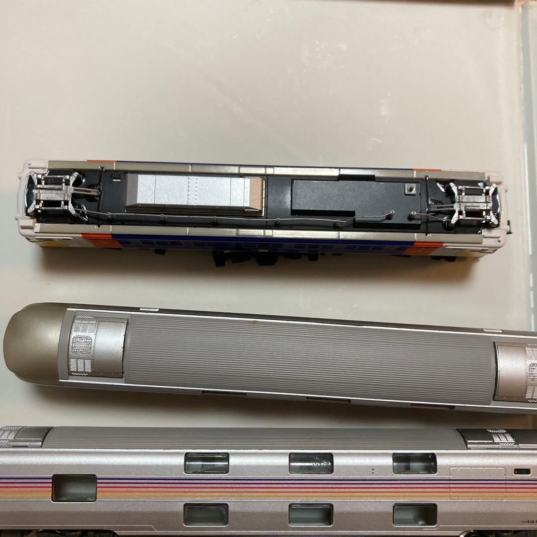 ジャンク　E26系　寝台特急カシオペア基本セット　EF81 電気機関車