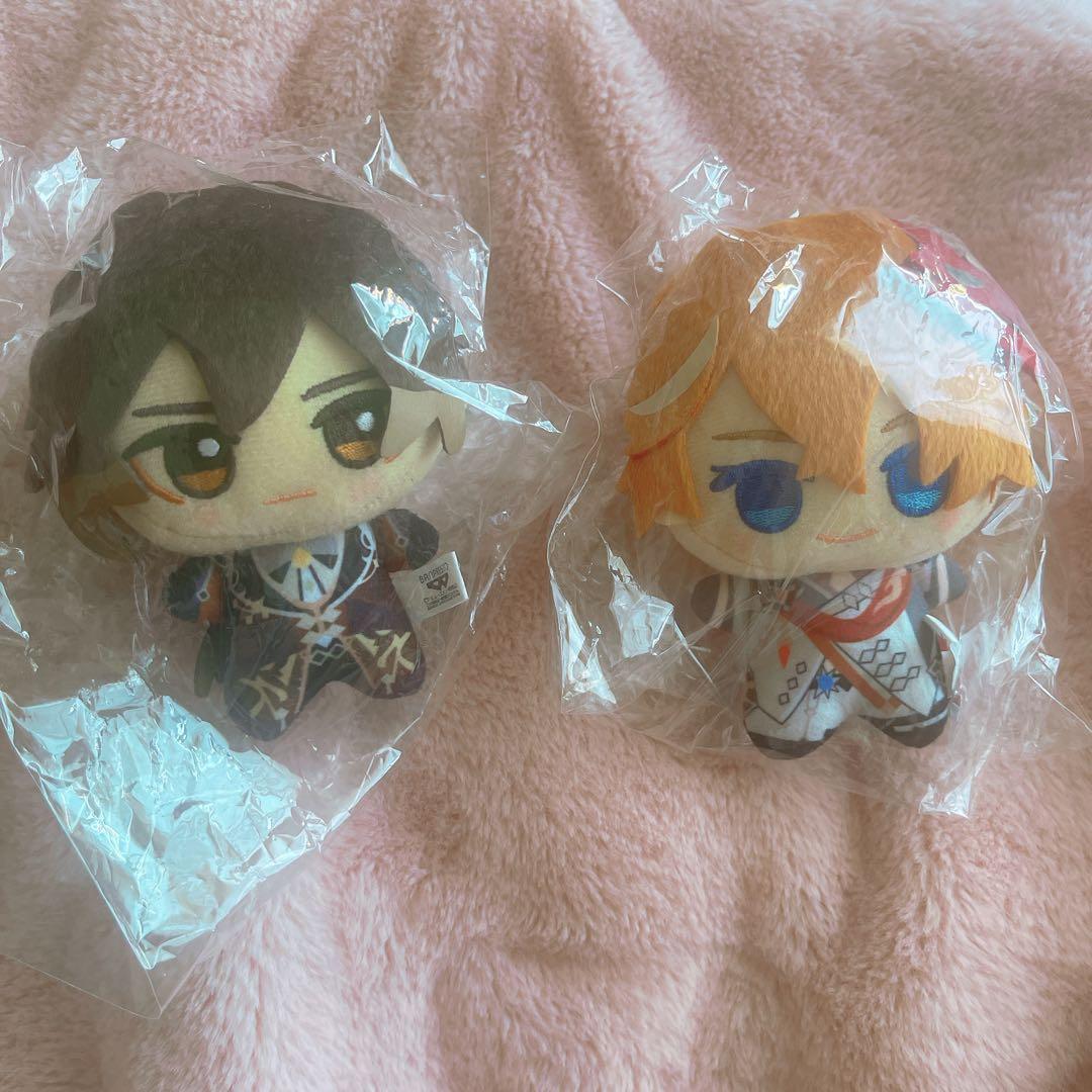 原神　鍾離　タルタリヤ　ちびぐるみ　ぬいぐるみ