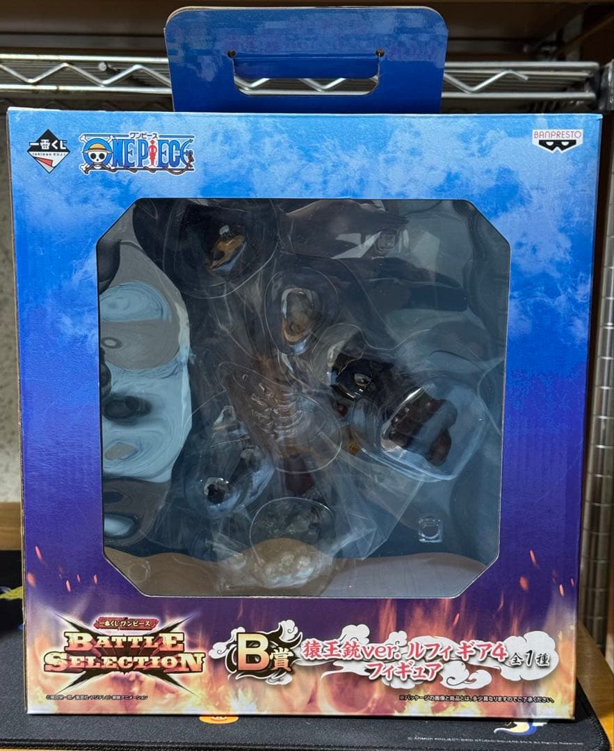 猿王銃ver. ルフィギア4 B賞　悪魔の実の能力者 エース ラストワン賞