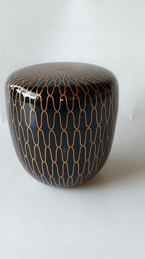 Gojyo初瀬川柳庵 作 出世 アミ棗即中斎好宗匠在判箱書花押共箱共布新品