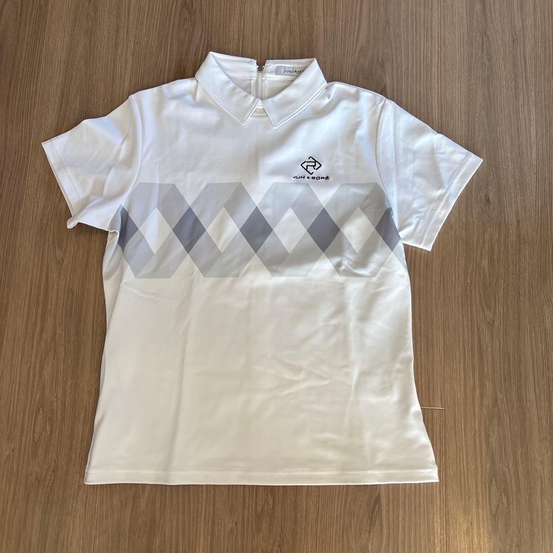 JAMINGO ジッパー付きポロシャツ ホワイト