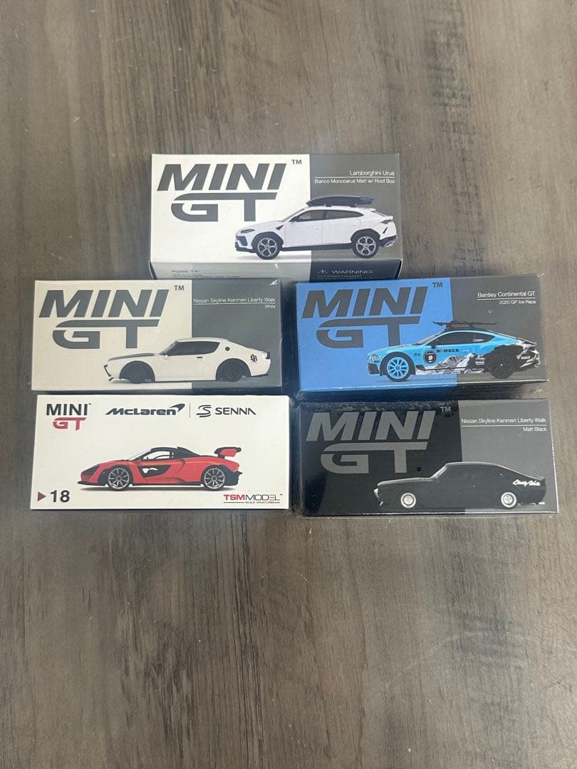 新品未使用！MINI GT ミニカー 5台セット
