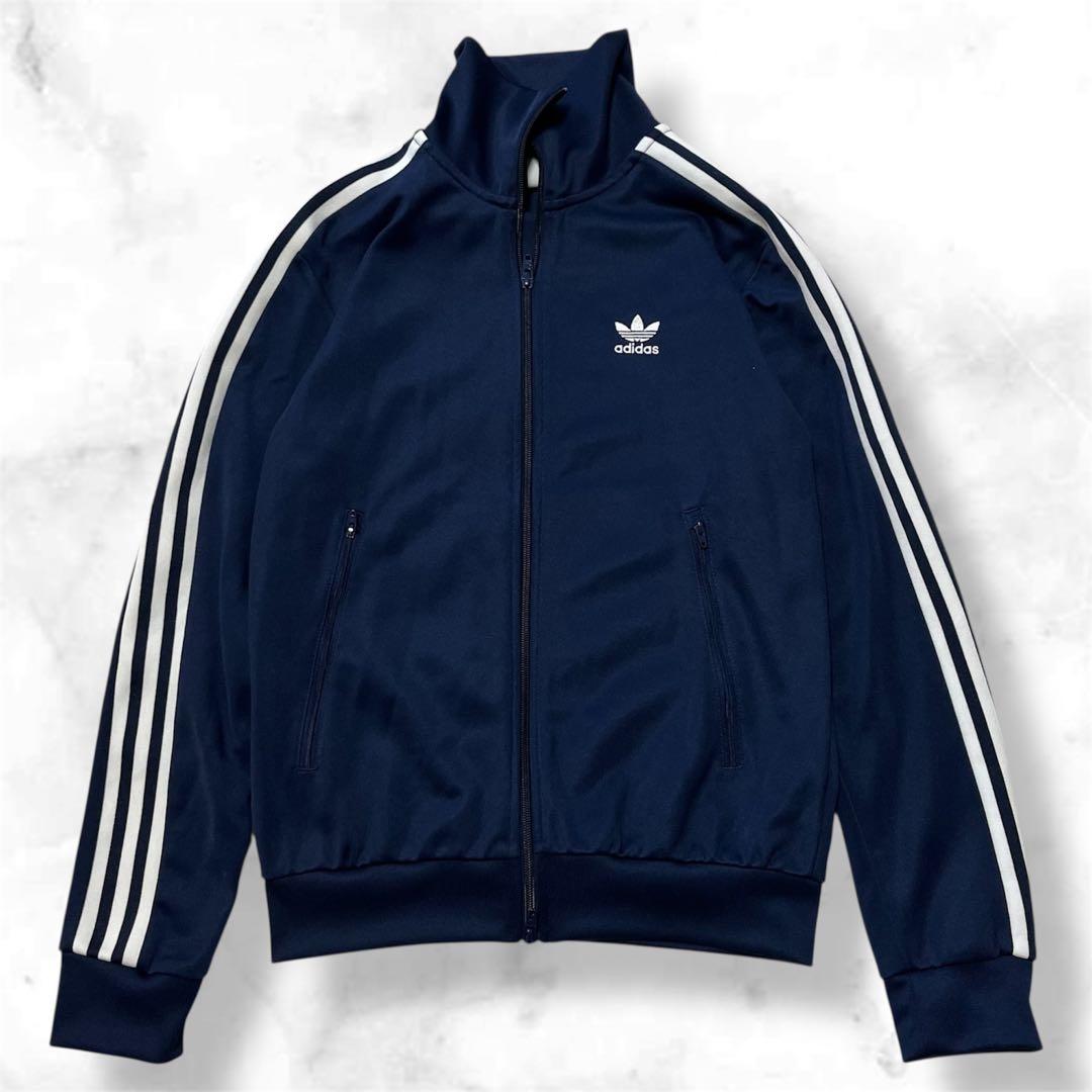 アディダス　ジャージ　上下　ネイビー トラックジャケット　ベッケンバウアー M