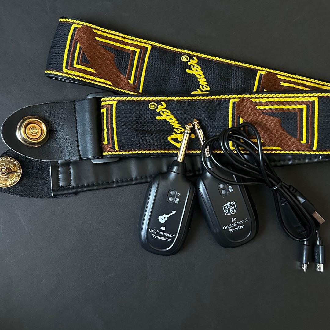 y*m様 ブラック＆ゴールド　超クールなテレキャスター　VH-1搭載　ハードケー