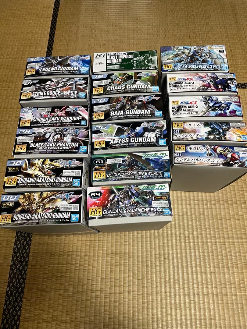 HGガンプラセット 17種まとめ売り