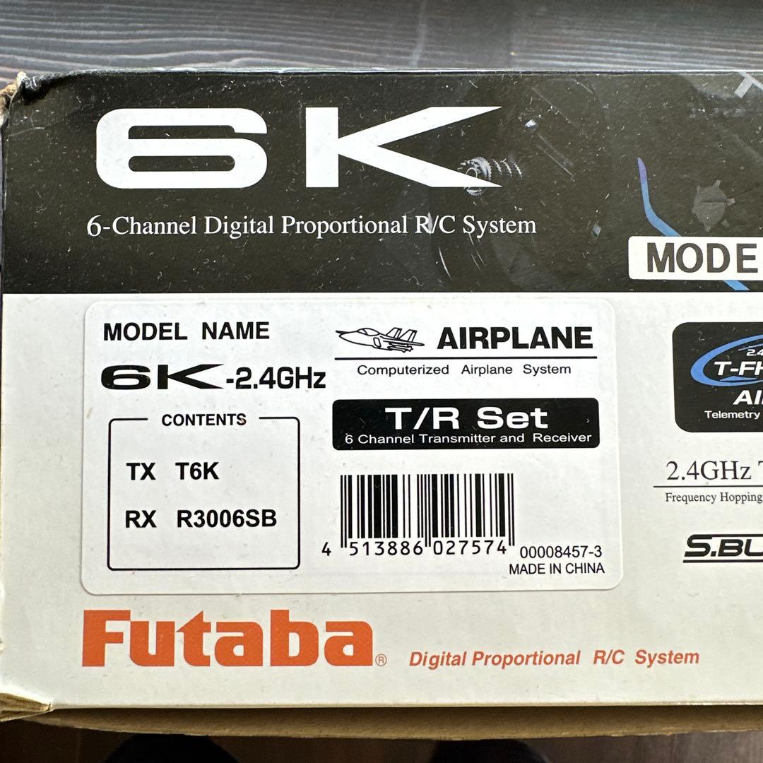 新品Futaba 6K 2.4GHz T6K R3006SB プロポセット