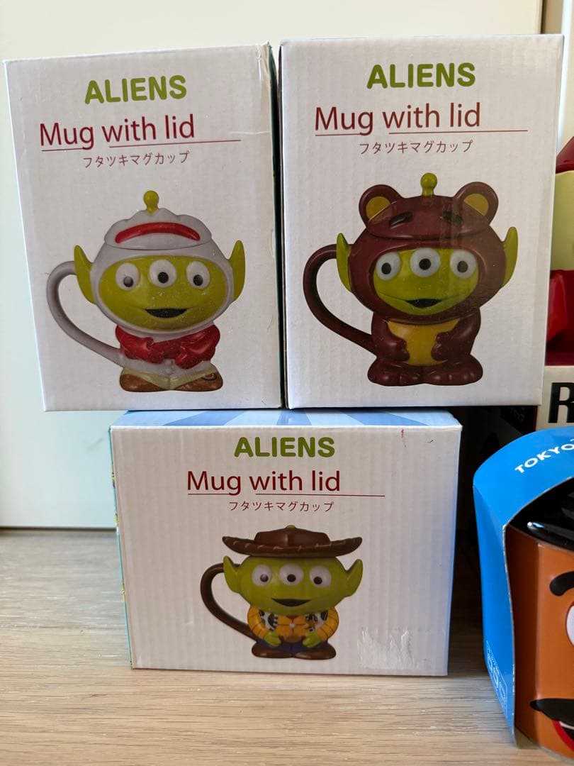 エイリアン マグカップセットとMr. Potato Head トイストーリー