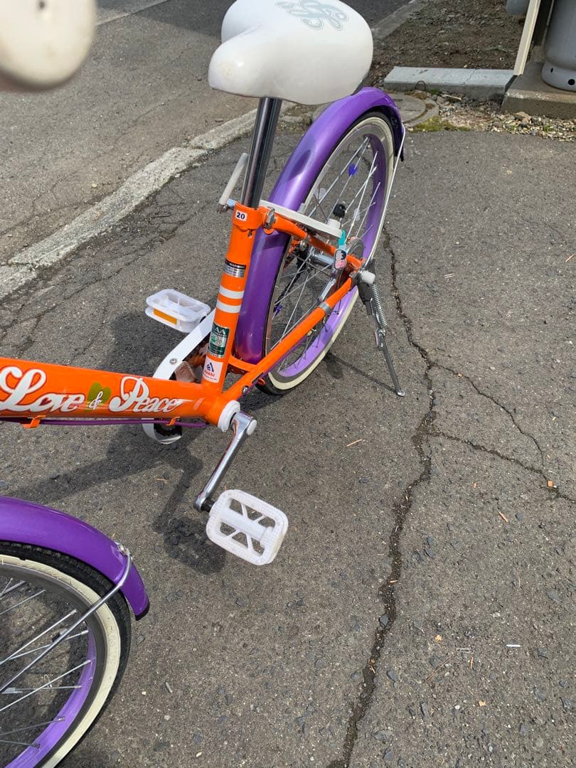 20インチ女の子　あさひ自転車ラブアンドピース BAA200-J札幌引取り限定