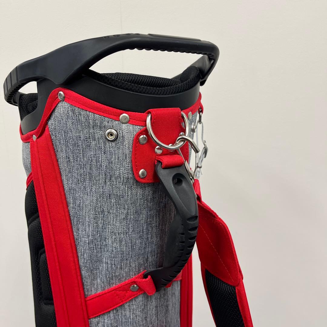 【未使用】FILA フィラ ゴルフ スタンド キャディバッグ 8.5型 レッド