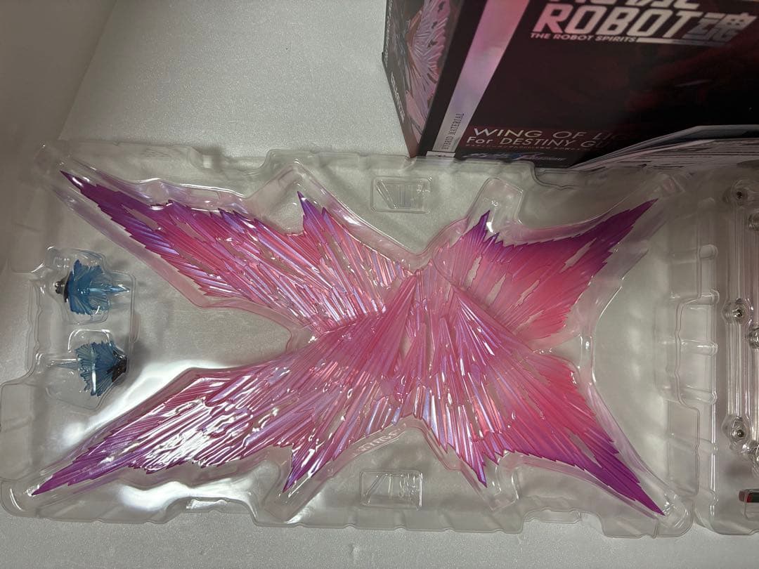 L ROBOT魂デスティニーガンダムSPECⅡ&ゼウスシルエット&光の翼