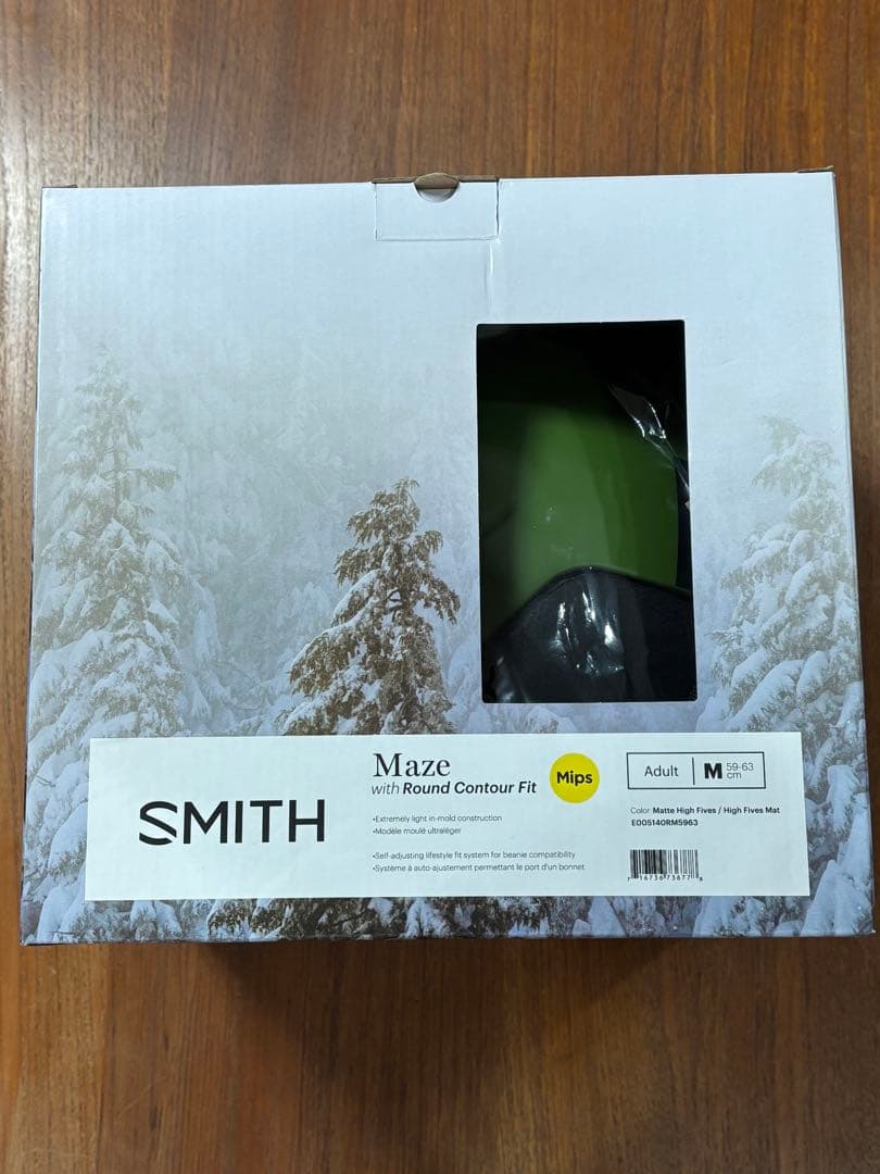 スミス（SMITH）スキースノーボードヘルメット　MAZE MIPS Mサイズ