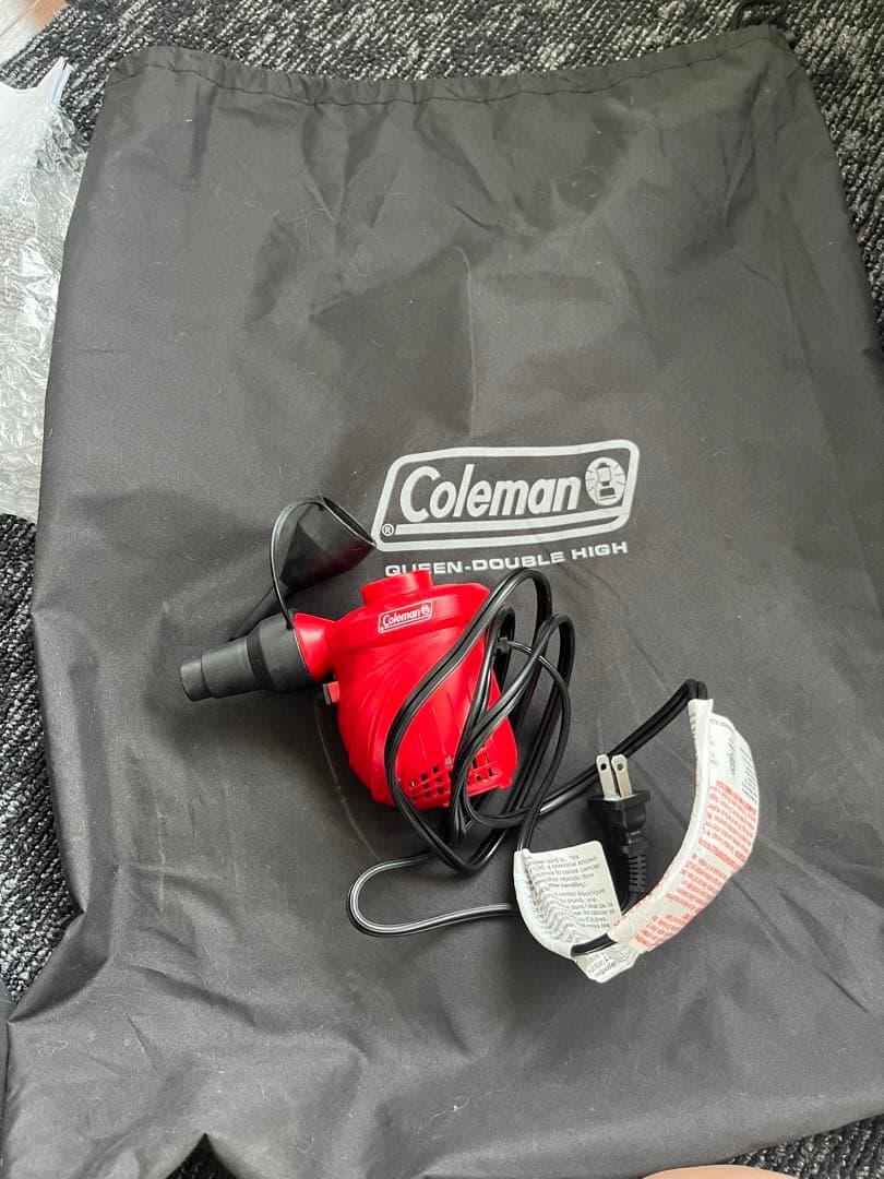 Coleman ダブルハイ エアマット & 電動ポンプ
