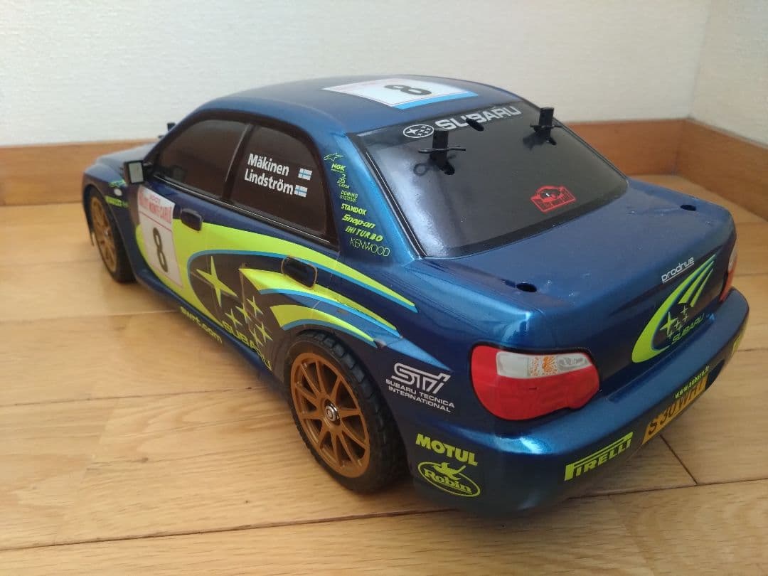 値下げ!　タミヤ　TT02　シャーシ　インプレッサ　WRC　ボディ　メカ　セット