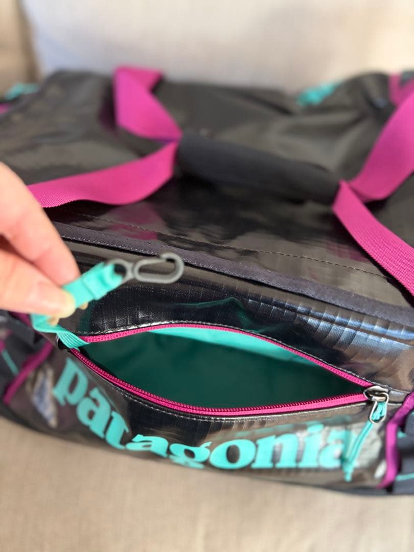 patagonia ボストンバッグ 2WAY 黒/ピンク